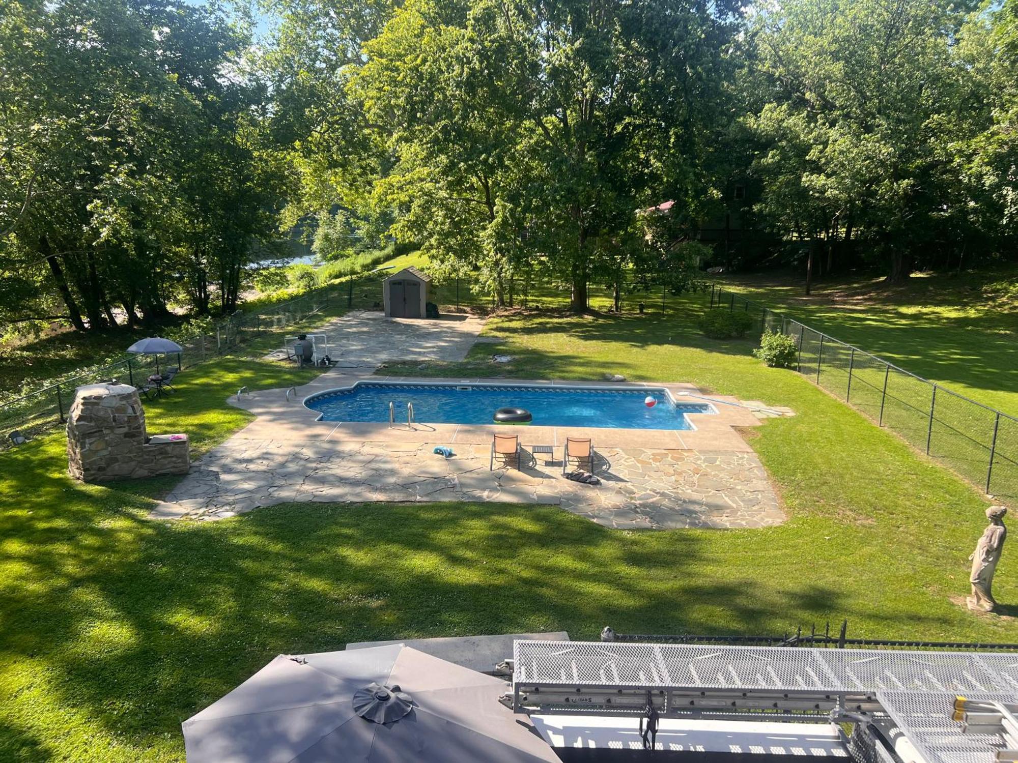 Beautiful River Front Home With Private Pool 菲利普斯堡 外观 照片